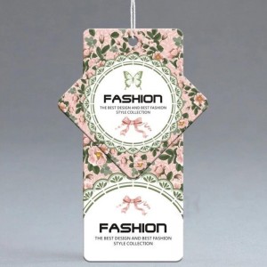 Creative Fashion Clothing label hangtag Custom made 03