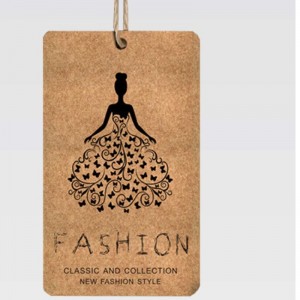 Creative Fashion Clothing label hangtag Custom made 5