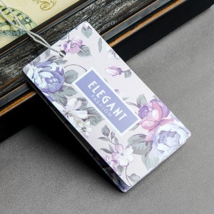 Creative Fashion Clothing label hangtag Custom made 10