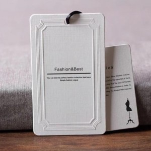 Creative Fashion Clothing label hangtag Custom made 13