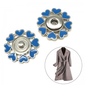 Wholesales Custom Fashion Garment Accessories Metal Snap Jewelry Buttons 6