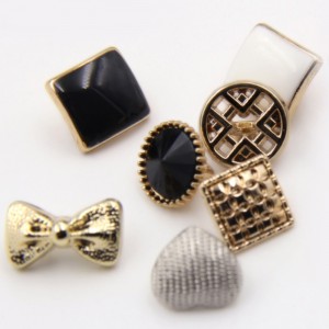 Fashion new design custom metal shirt buttons sewing buttons 8