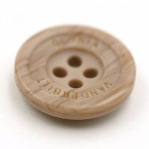 fashion design 2 holes polyester sew garment button types 14