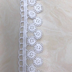 3#   milk silk lace， Polyester / Nylon lace，cotton lace