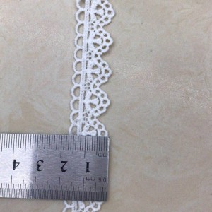 9#  milk silk lace， Polyester / Nylon lace，cotton lace