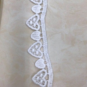 15#   milk silk lace， Polyester / Nylon lace，cotton lace