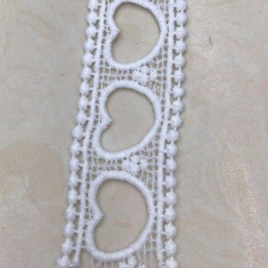 17# milk silk lace， Polyester / Nylon lace，cotton lace