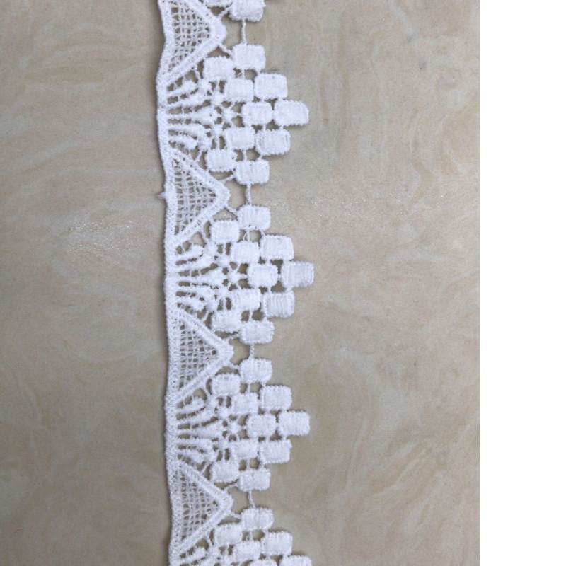 21#  milk silk lace， Polyester / Nylon lace，cotton lace