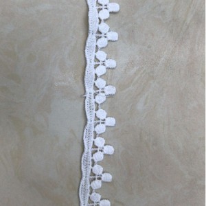 23# milk silk lace， Polyester / Nylon lace，cotton lace